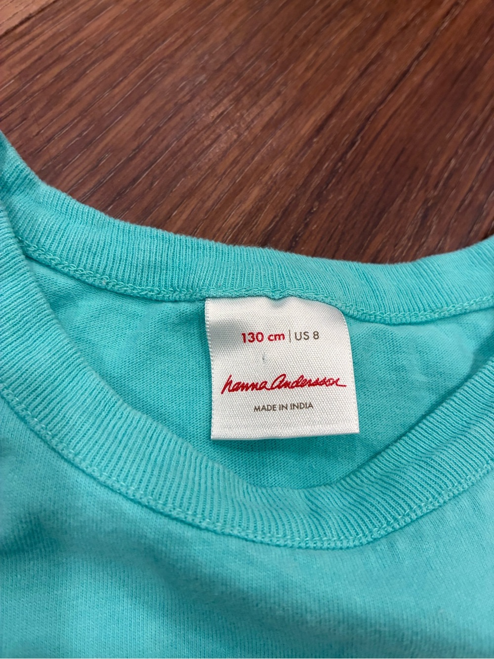 Hanna Andersson Blue Rainbow Summer Play Shirt Top 8 Girl - Picture 9 of 10